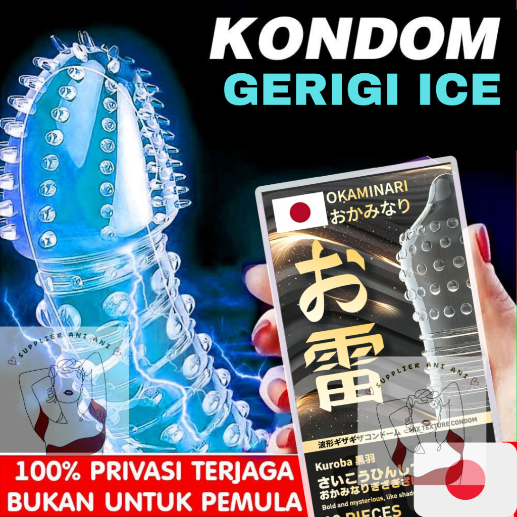 Kondom 001 Berduri Gerigi Tebal - Kualitas Premium - Privasi Aman -
