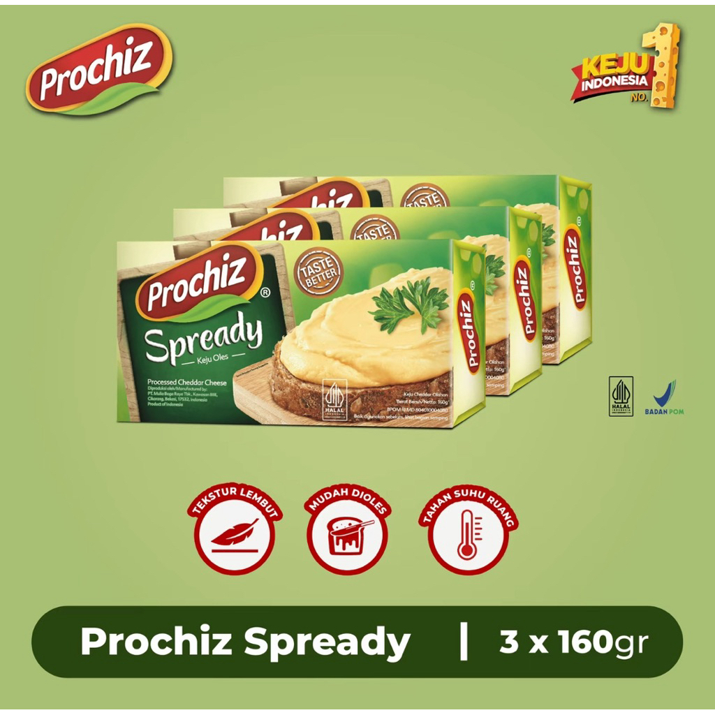 

keju oles spready prochiz 160gr (3pcs)
