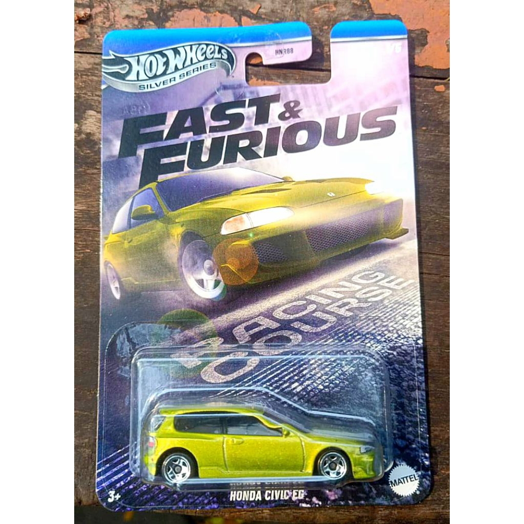 Hotwheels Fast and Furious Silver Series Civic EG Eror