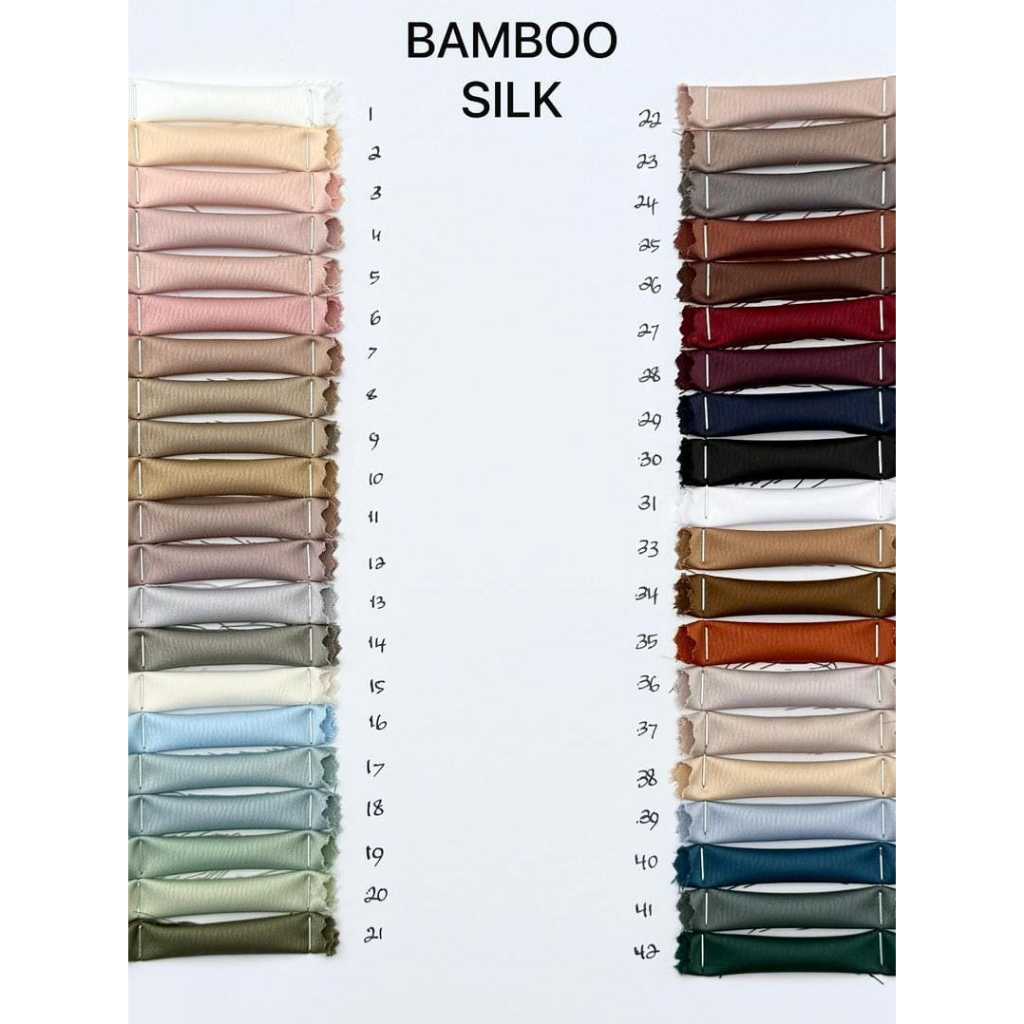 Kakania Textile 1 Roll Kain BAMBOO SILK