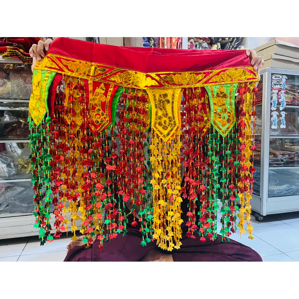 ondas jurai panjang/tirai pelaminan/tirai decorasi/ondas aceh/ondas aceh untai panjang/jurai pelamin