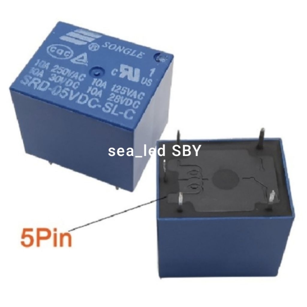 RELAY 5 KAKI 12V