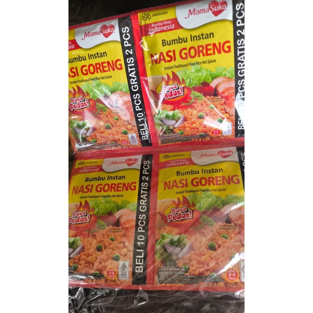 

Mamasuka Bumbu Instan Nasi Goreng 10 pcs x 25gr