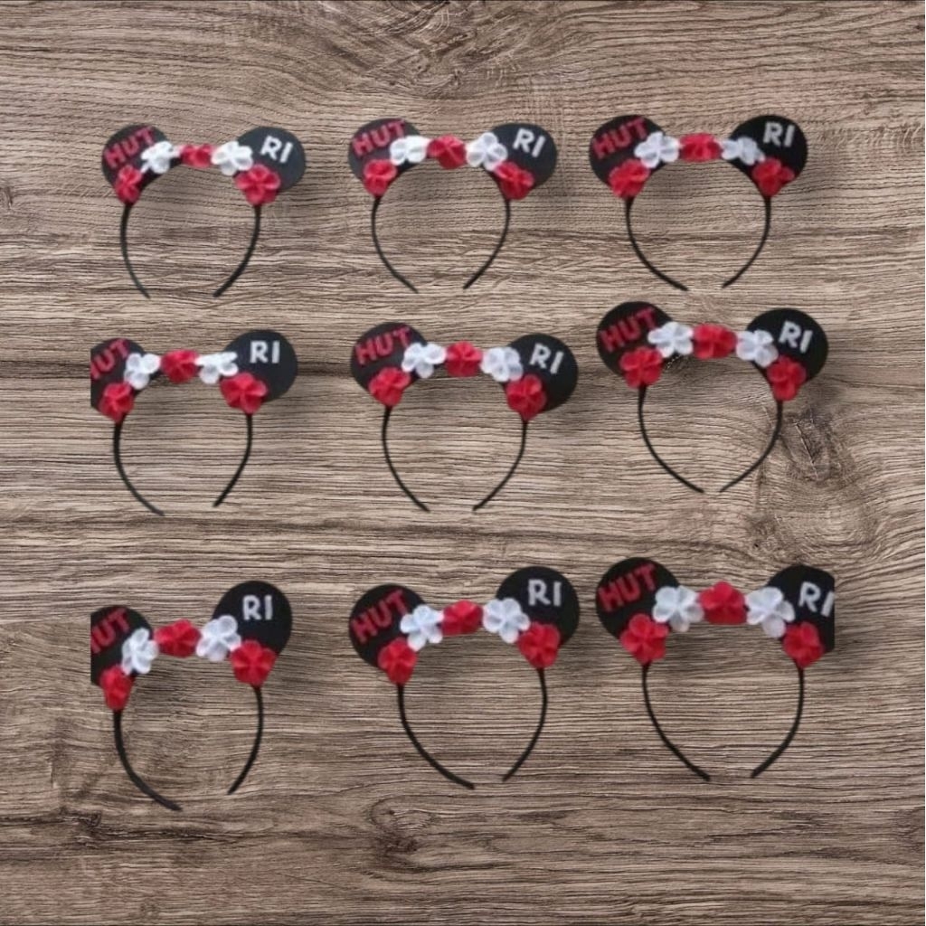 Bando merah putih/bandana merah putih