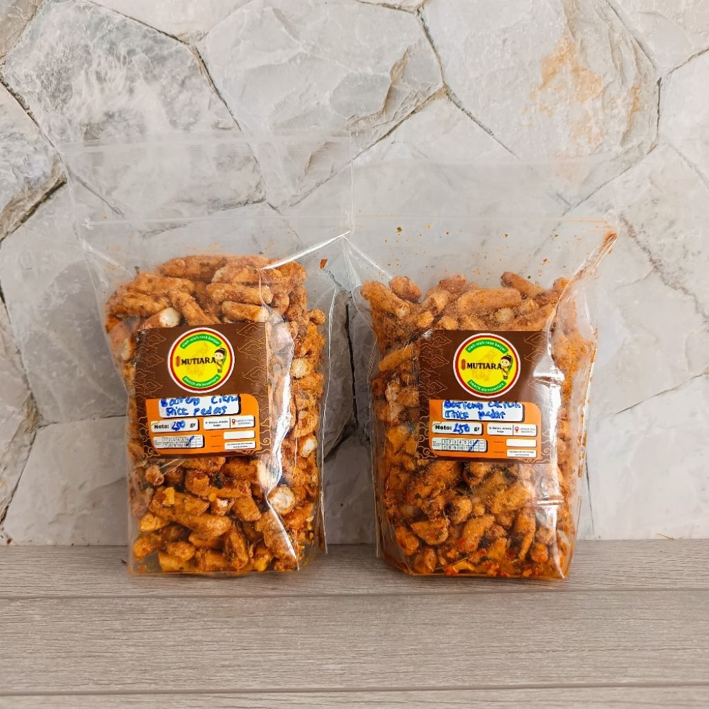 

Basreng cikruh pedas dan ori