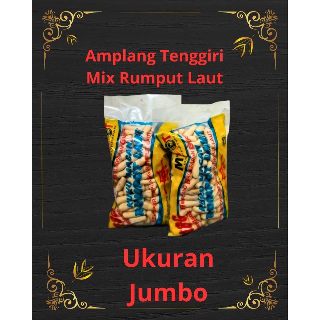 

Amplang Rumput laut ukuran besar