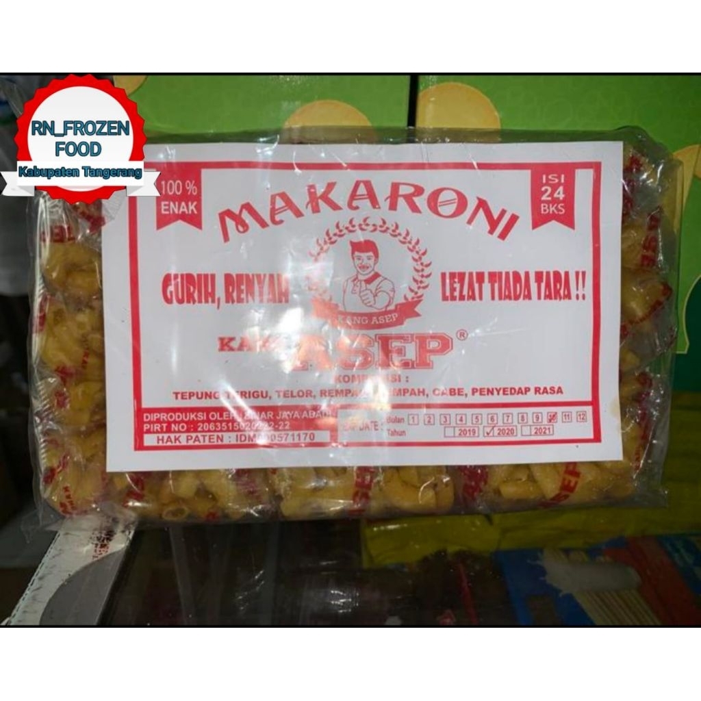 

MAKARONI KANG ASEP RASA ASIN GURIH | 1 PACK ISI 24's