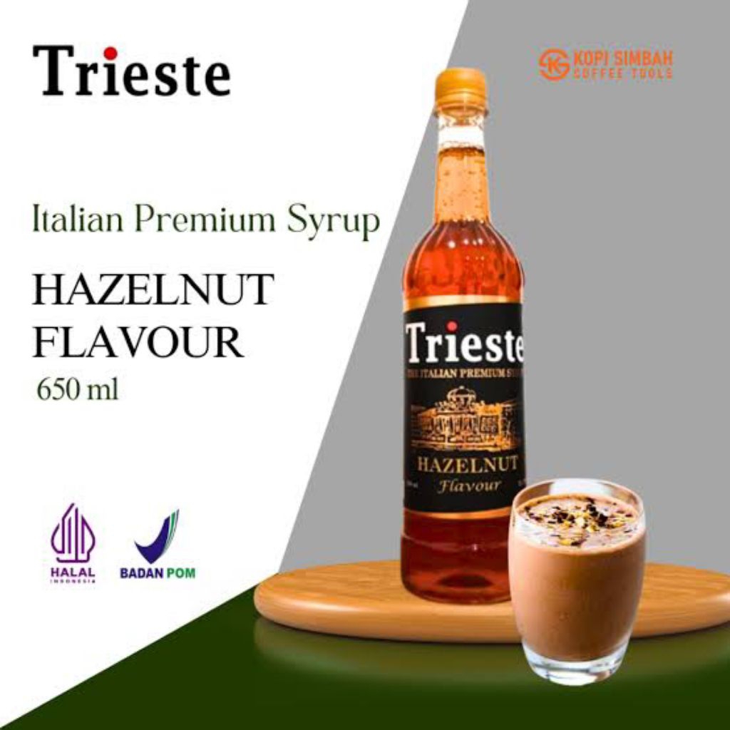 

Syrup Hazelnut TRIESTE 650Ml | BaliSupply.Co