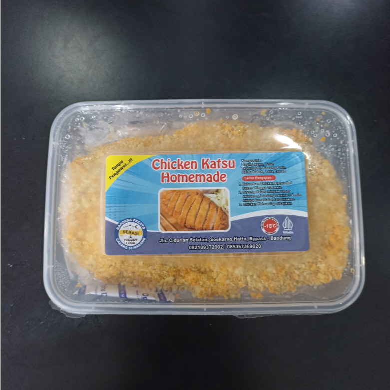 

Chicken katsu frozen 400gram isi 3 slice