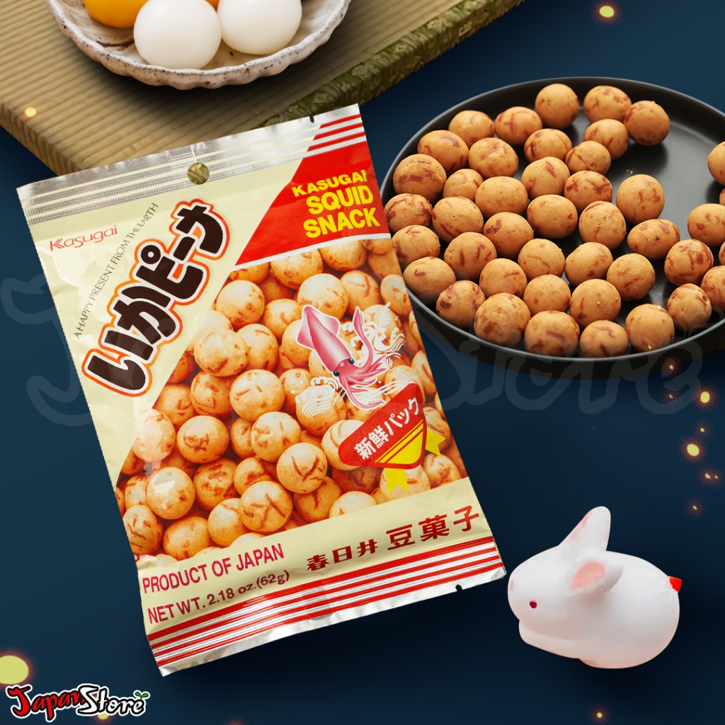 

Kasugai Squid Peanut Snacks [Ika Peanut]