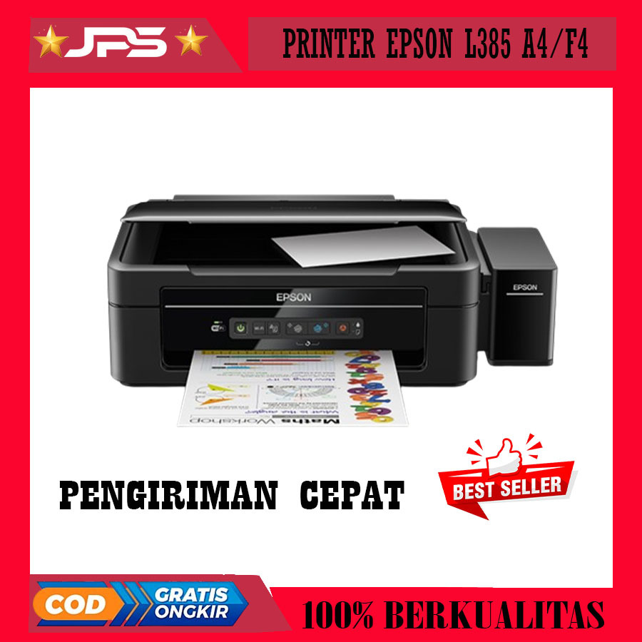 Printer Epson L385 wifi all in one Unit Printer Epson L385 siap pakai