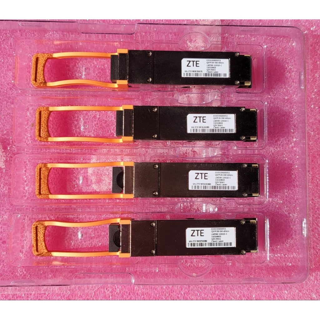 QSFP28 ZTE 100G ER4 40KM SM LC DUPLEX QSFP28