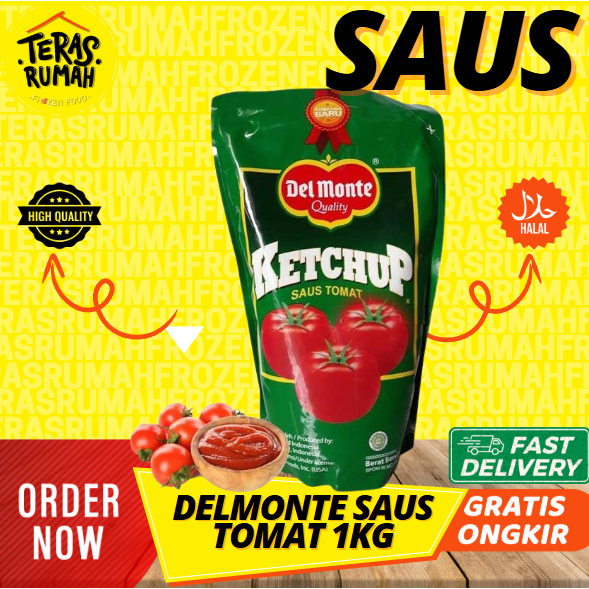 

DELMONTE SAUS TOMAT / TOMATO KETCHUP 1KG