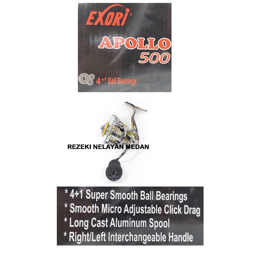 Reel EXORI Apollo 500 | Reel Murah Berkualitas EXORI | Reel Ultralight EXORI