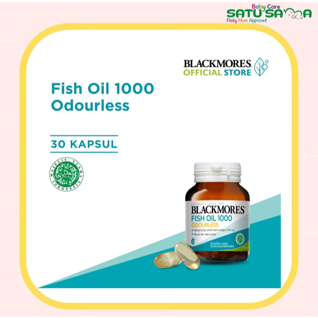 Blackmores Odourless Fish Oil 1000 30 Kapsul
