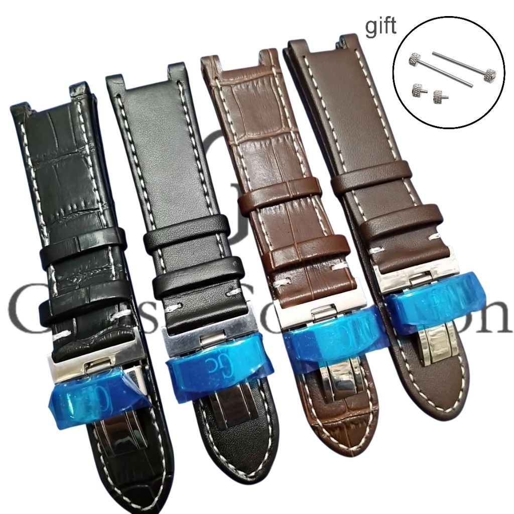 Strap Tali Jam Gc Tali Kulit Gc 22mm Gift Behel