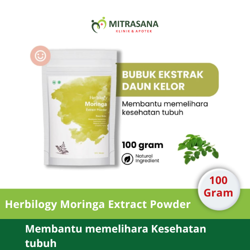 

Herbilogy Moringa Powder 100g - Daun Kelor Extract