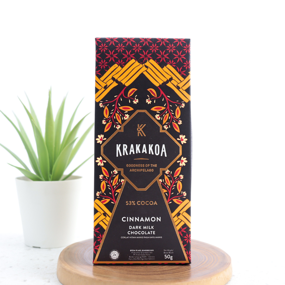 

Krakakoa CINNAMON Flavoured Dark Milk Chocolate Coklat Susu