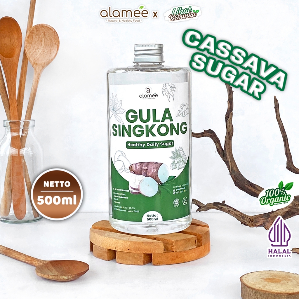 

ALAMEE Gula Singkong Organik Rendah Kalori Cair Pemanis Diet Sweetener Fructose Gluten Free 500ml LIHAT KEBUNKU
