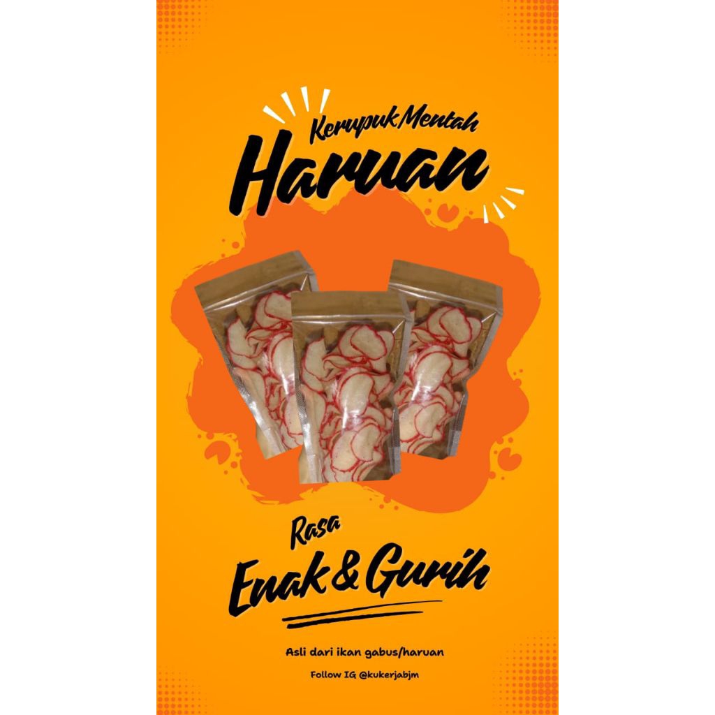 

Kerupuk Mentah Iwak Haruan