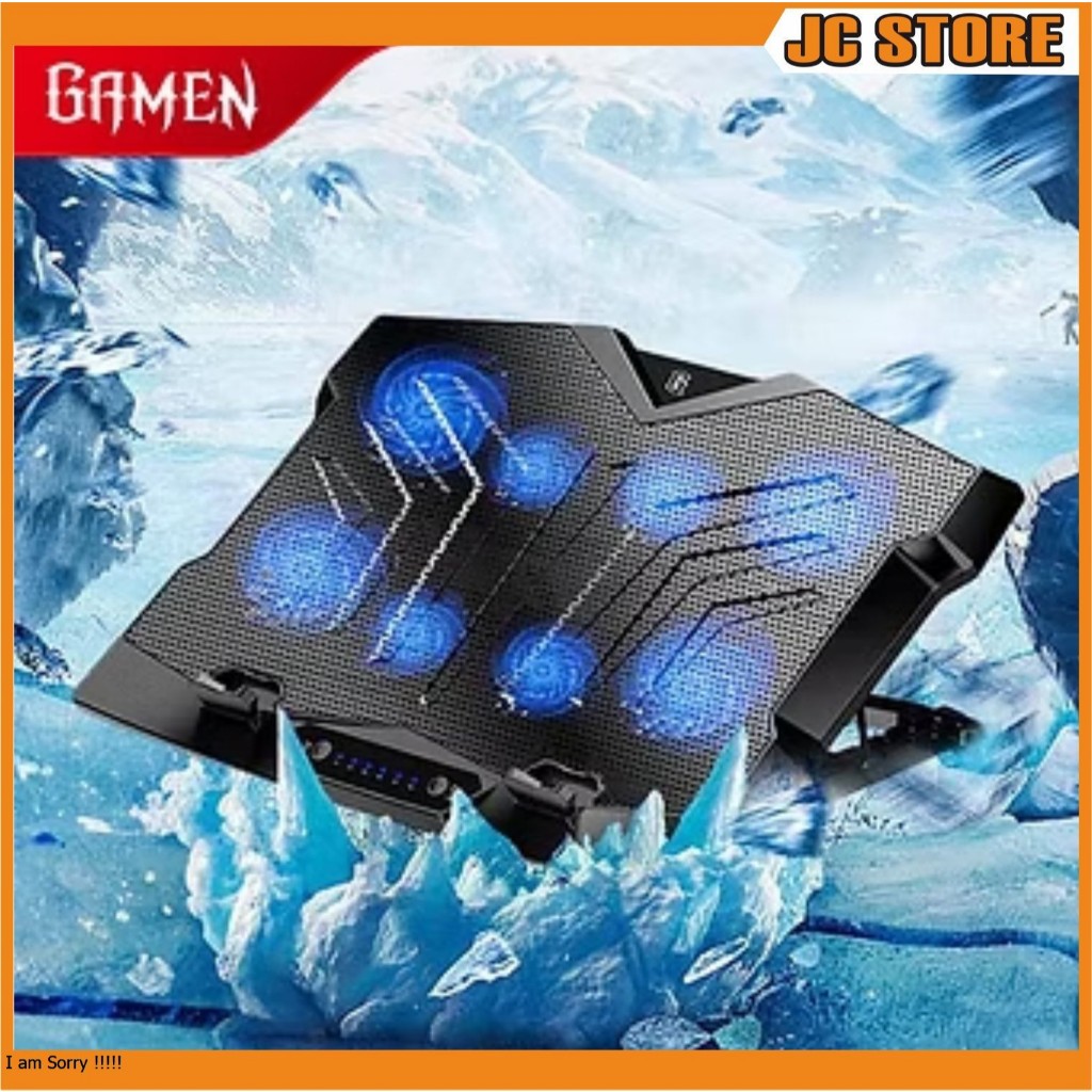 GAMEN GCP100 Laptop Gaming Cooling Stand Cooling Pad / Cooling Pad Laptop