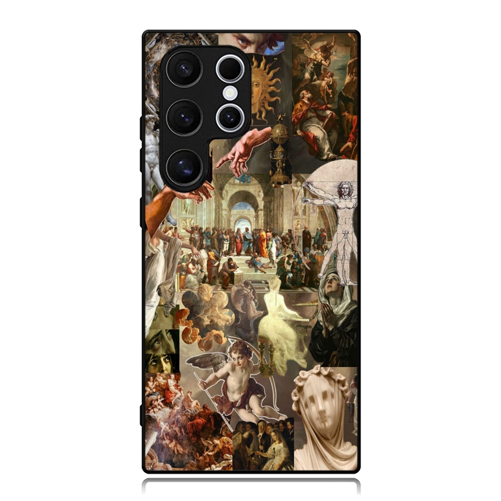 Case Samsung S25 S24 S23 S22 S21 S20 S9 S8 Ultra Plus FE Edge Softcase Da Vinci Art