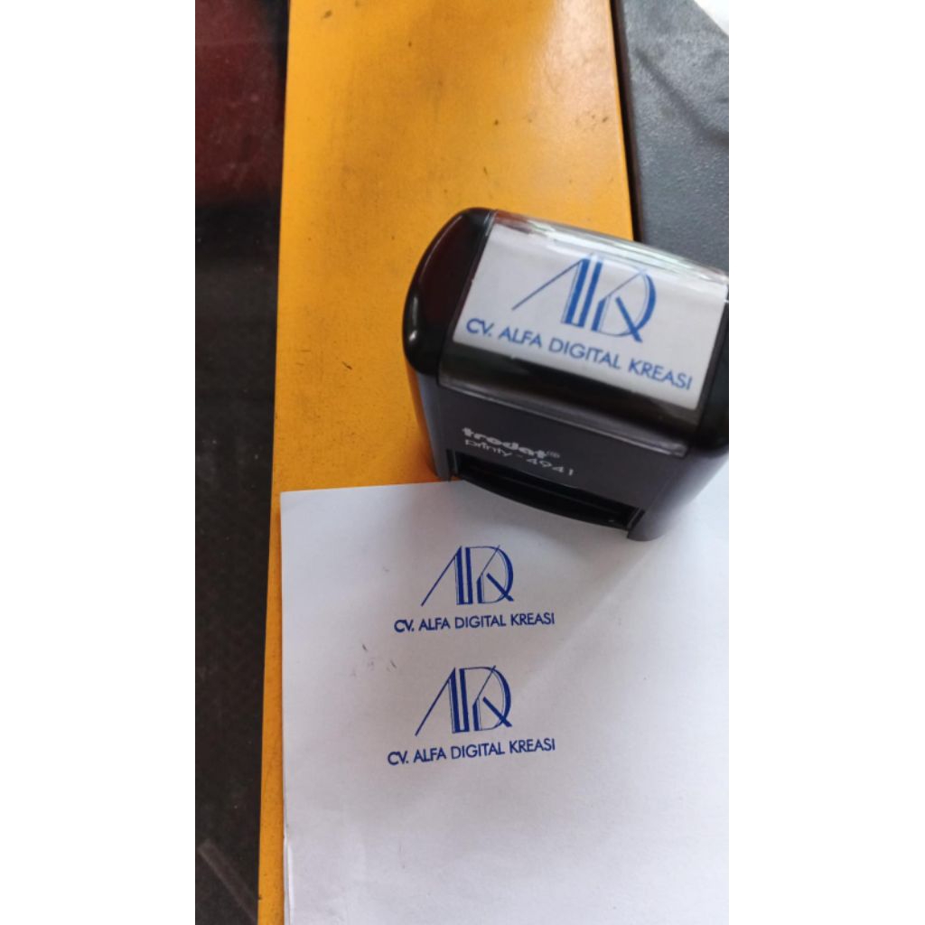 

stempel trodat 4941 bisa 2 warna