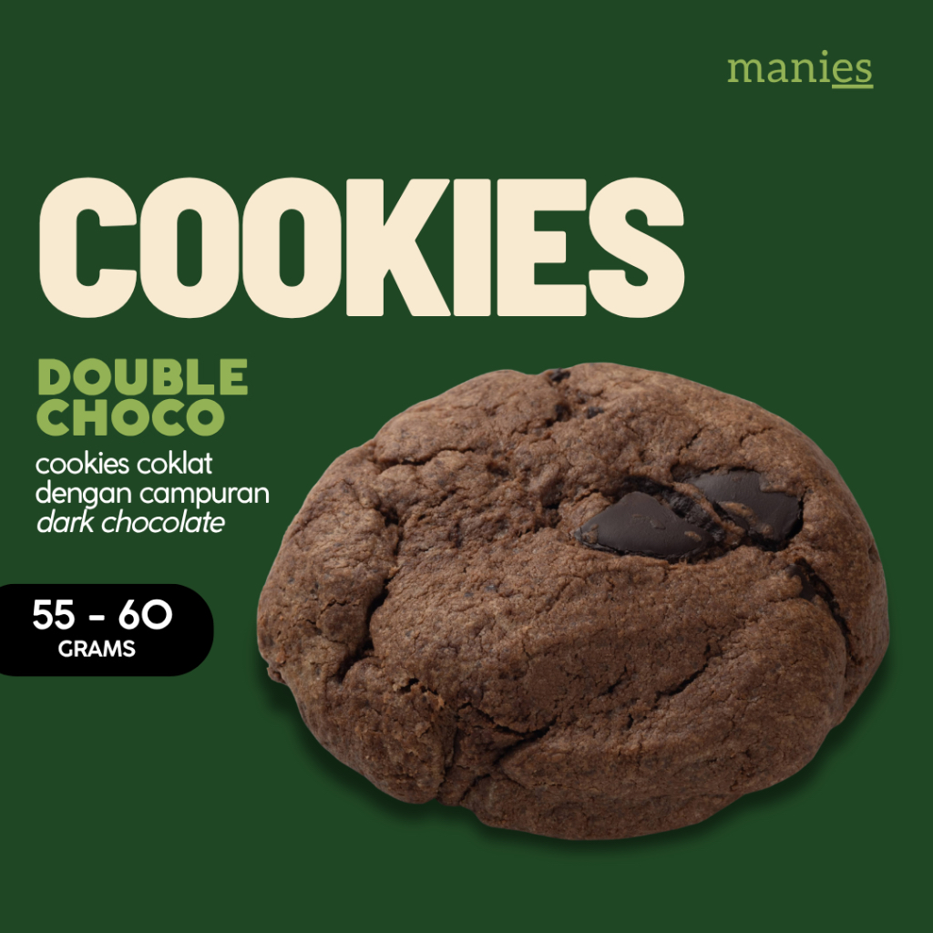 

COOKIES DOUBLE CHOCO - maniesbyrika