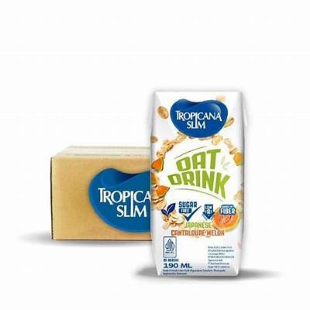 

Tropicana Slim RTD Oat Drink Canta Melon 190ml 1dus isi 24pcs