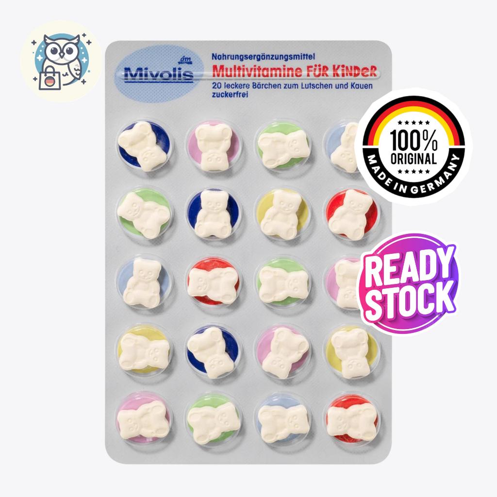 Mivolis Multivitamin Anak Tablet Kunyah Asli Jerman | Multivitamin Chewing Tablet for Kids Made in G