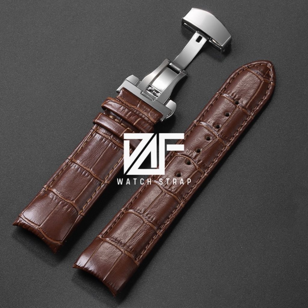 DAF HARGA GROSIR HANDMADE Strap tali jam tangan kulit model model tissot curved bisa untuk semua jam