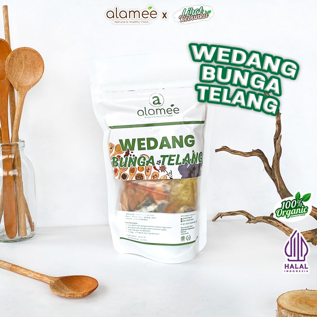 

ALAMEE Wedang Uwuh Bunga Telang Rempah Minuman Herbal Asli Alami Langsung Seduh Lengkap Tradisional LIHAT KEBUNKU