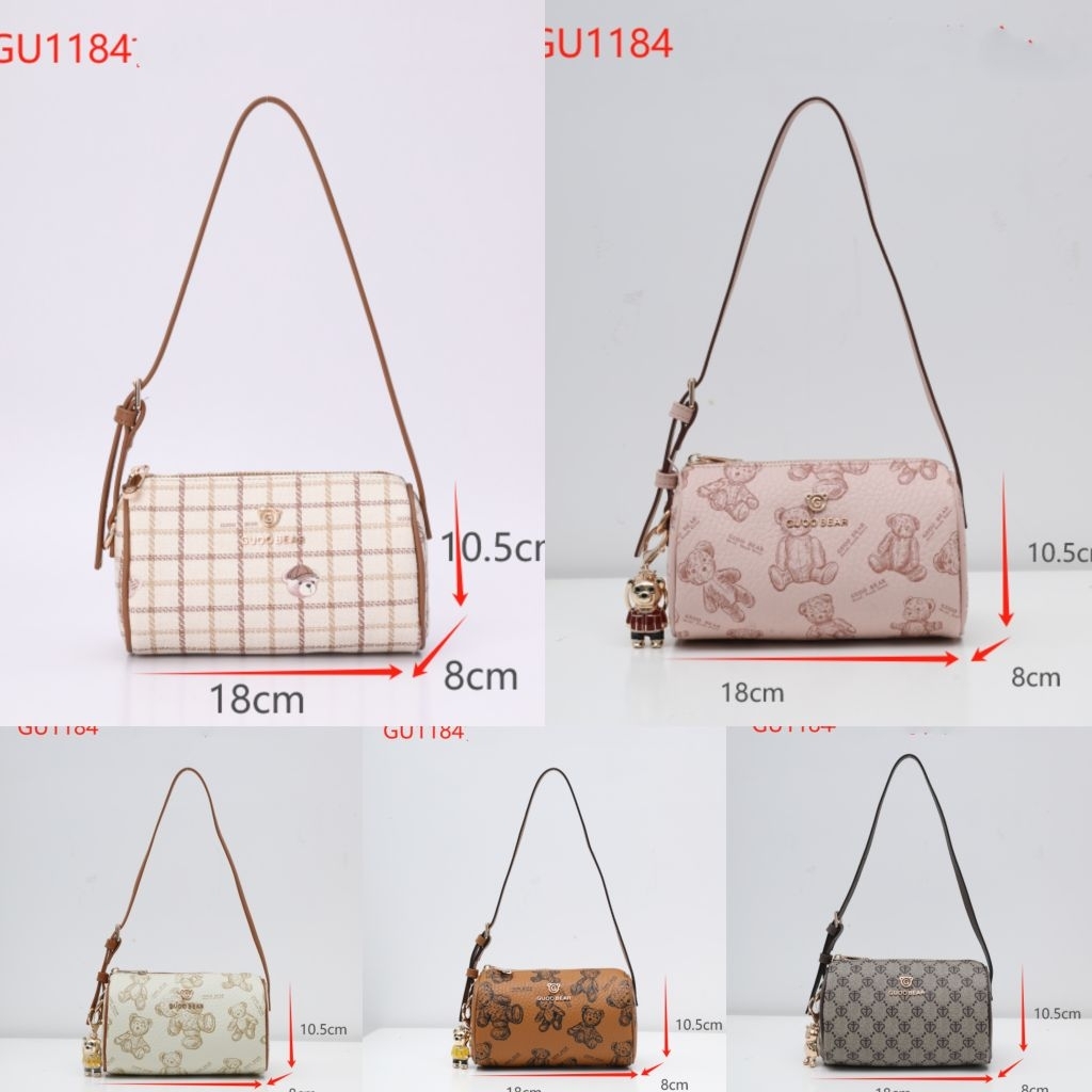 TTWN Bear original - GU1184 - Tas Sling Wanita TTWN - BEAR - Tas Sling TTWN Original