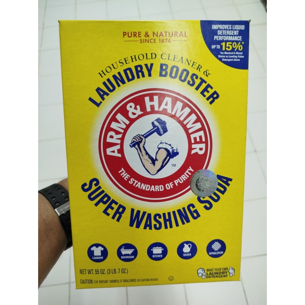 

ARM&HAMMER WASHING SODA 55OZ.(3LB.7OZ)