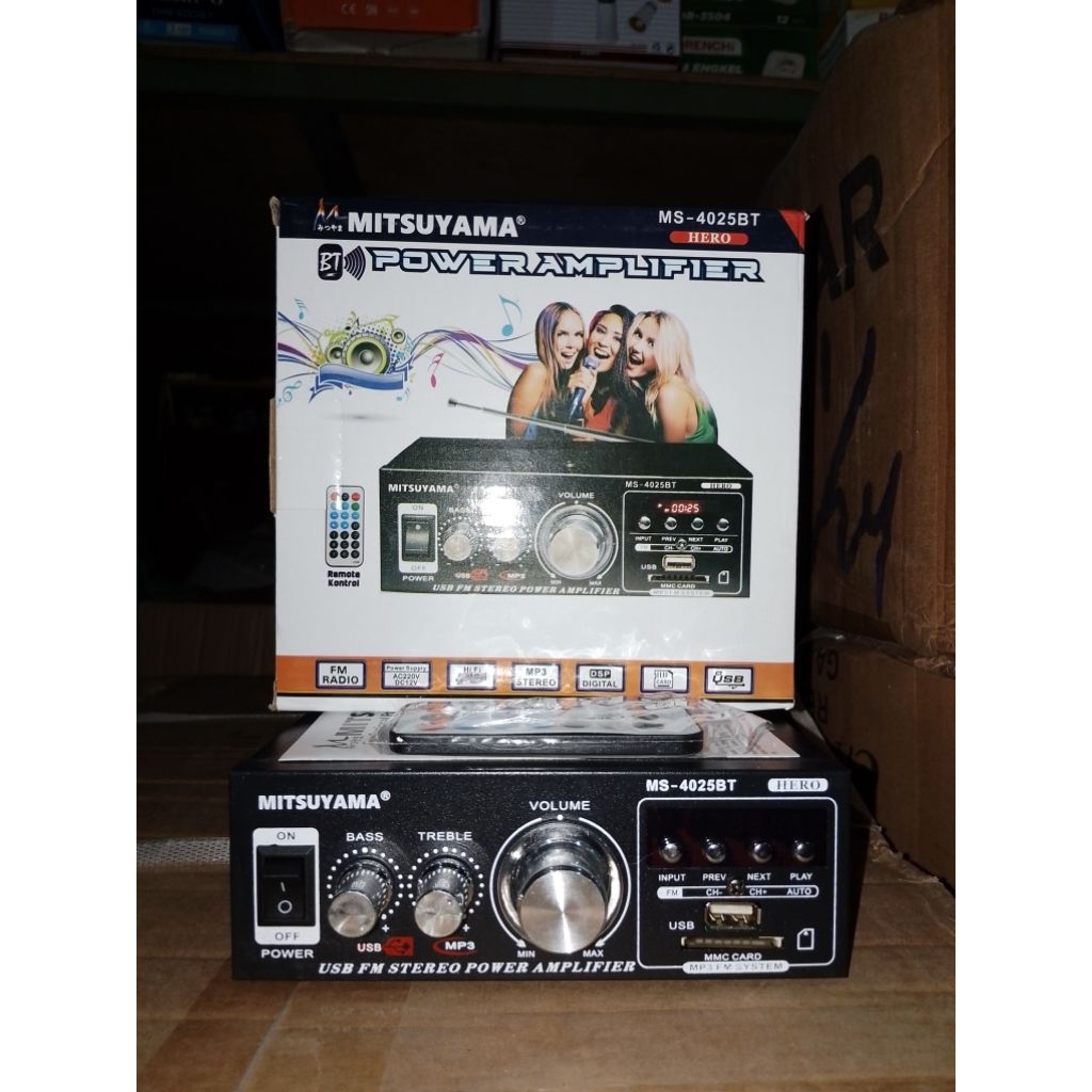 Power Amplifier Mini Mitsuyama Ms-4025BT