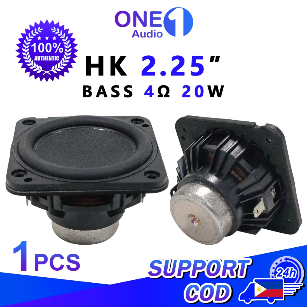 OneAudio HK Bass Speaker 2,25 inci 4Ω 20W Subwoofer Woofer Magnet Neodymium Speaker Mobil