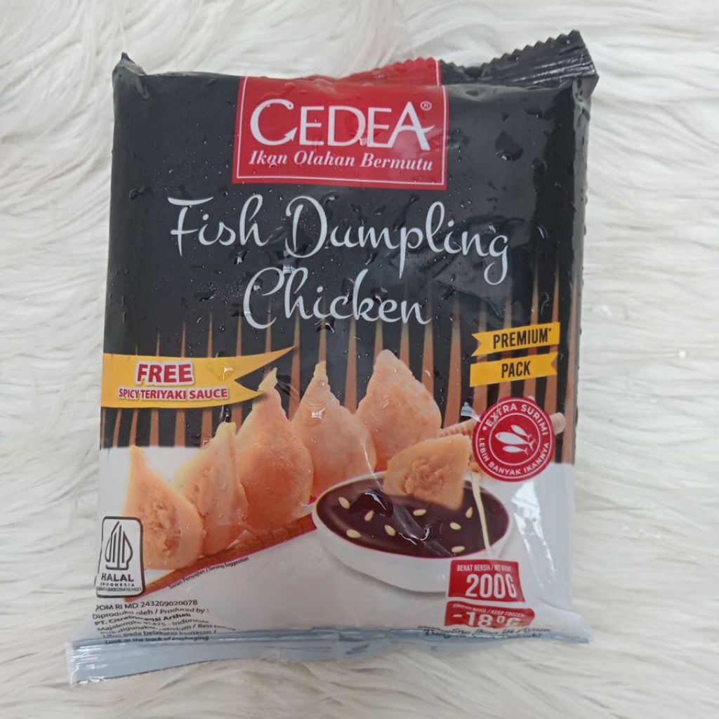 

fish dumpling chicken cedea 200gr