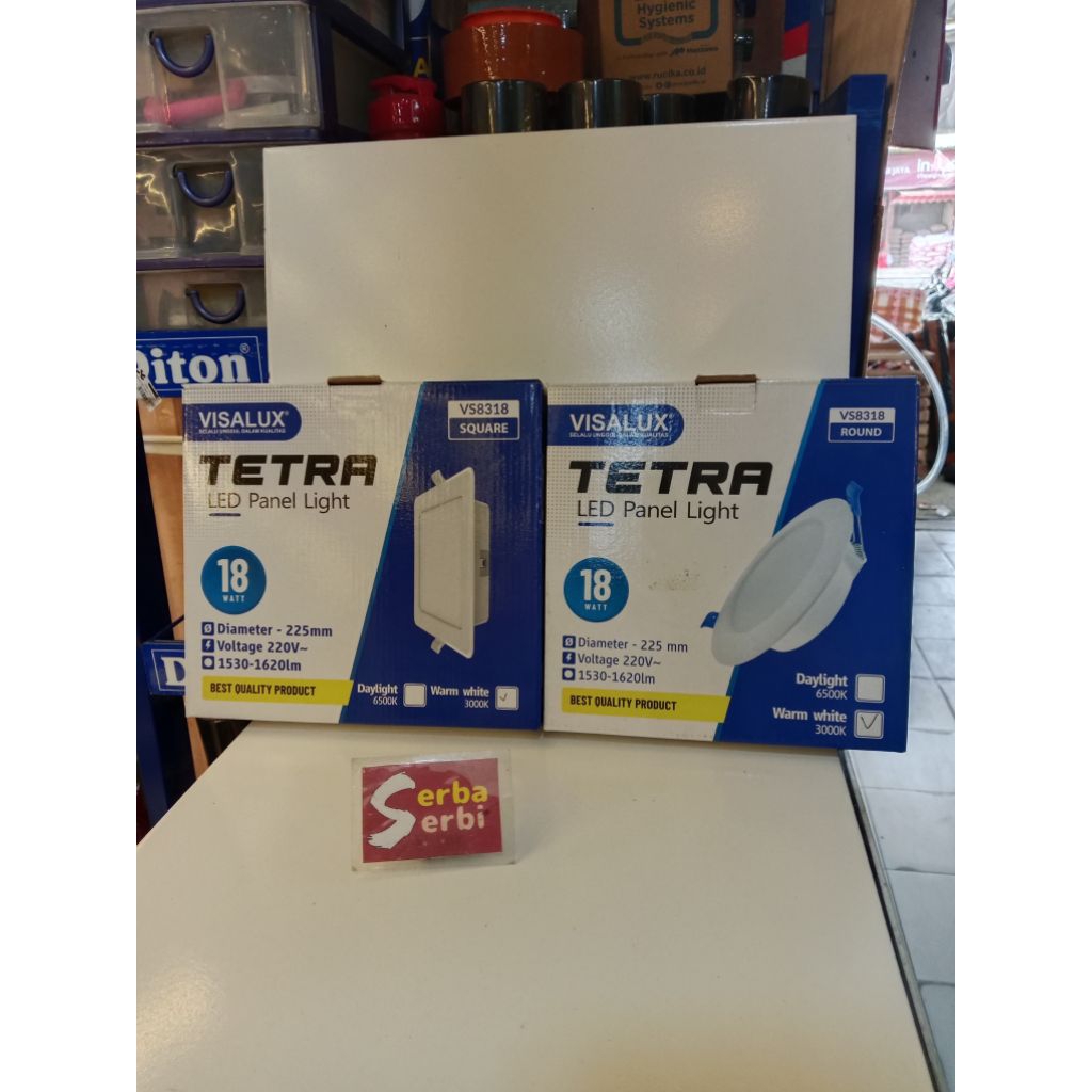 -WARM W/KUNING LED PANEL VISALUX-Lampu downlight plafon