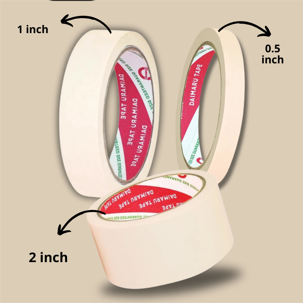 

DAIMARU Masking Lakban Kertas / Lakban Kertas Daimaru 2 inch / 48 mm