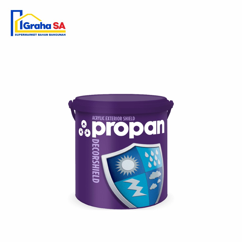 Propan Decorshield DW-500 Cat Tembok Eksterior 2.5 Liter / Cat Propan Decorshield DW-500