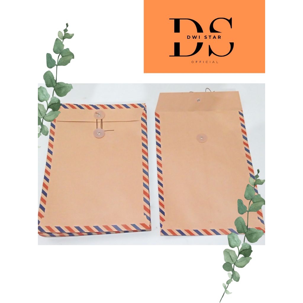 

Amplop Air mail Tali 308/ Amplop Coklat Air mail Tali 308/Amplop Lamaran kerja 308 /Amplop Coklat 1 Pak Isi 10 Lembar 27 ,5. X 19,5 Cm CRAB origina/l