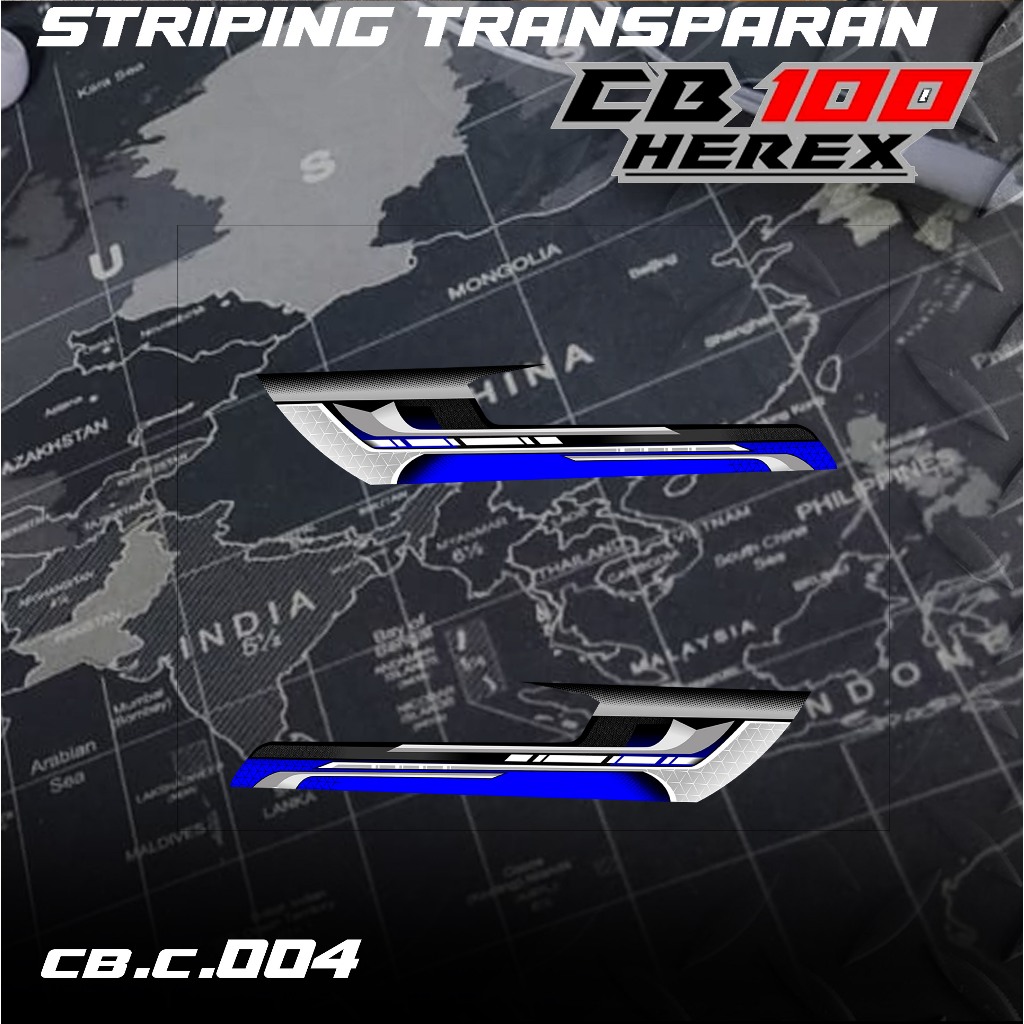 04 STICKER STRIPING MOTOR CB 100 - STICKER STRIPING MOTOR CB 100 PREMIUM GRAFHIC