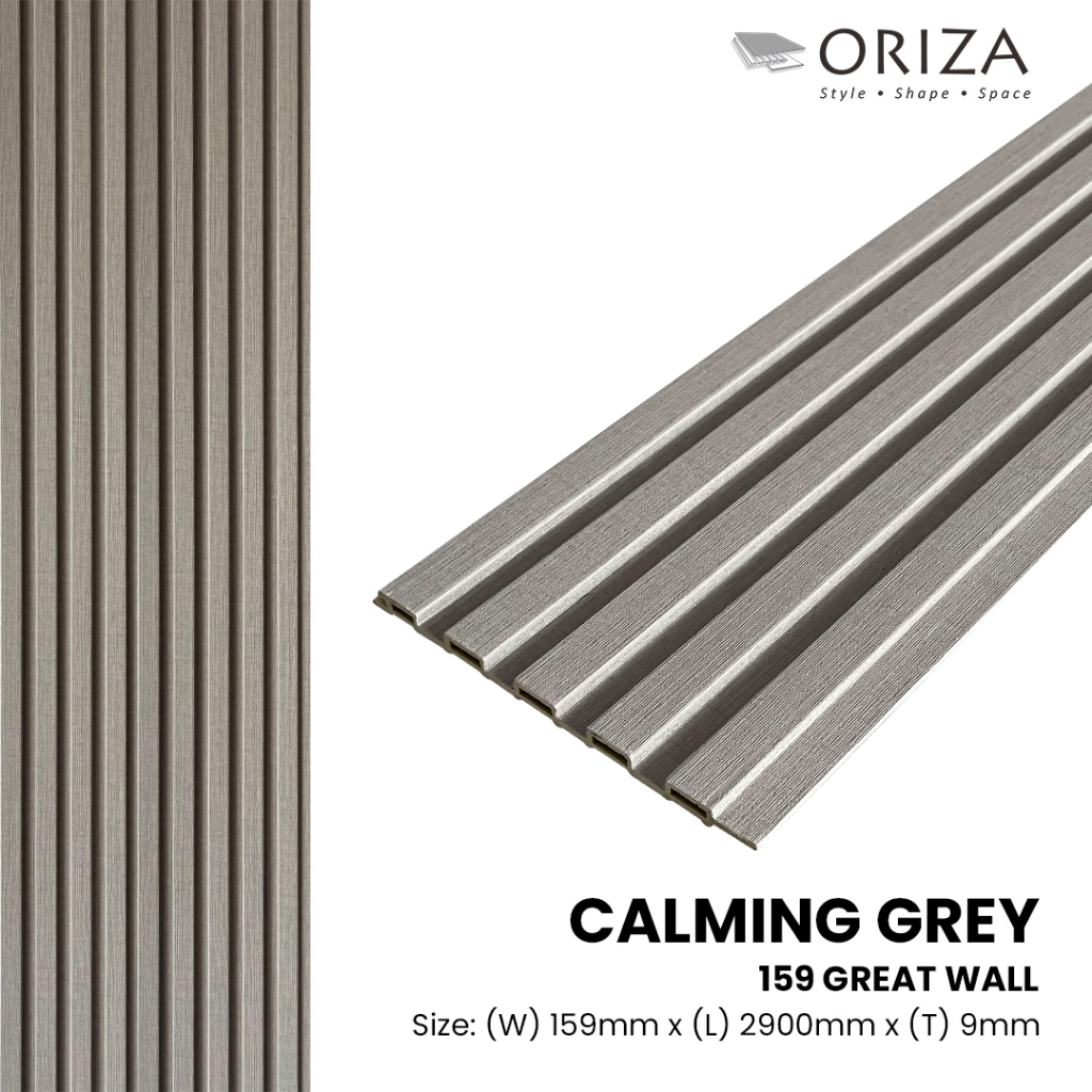 Oriza Wall Panel WPC 159 Great Wall - Calming Grey