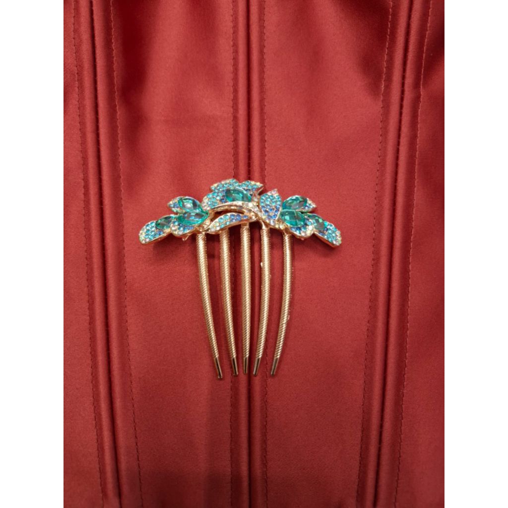 Tusuk Sanggul +Tusuk Konde +Tusuk Rambut Premium Korea Mutiara Biru