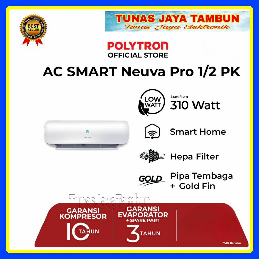 AC POLYTRON PAC 05 VZS / AC POLYTRON 0.5PK NEUVA / POLYTRON PAC-05VZSI AC SMART NEUVA PRO 1/2 PK