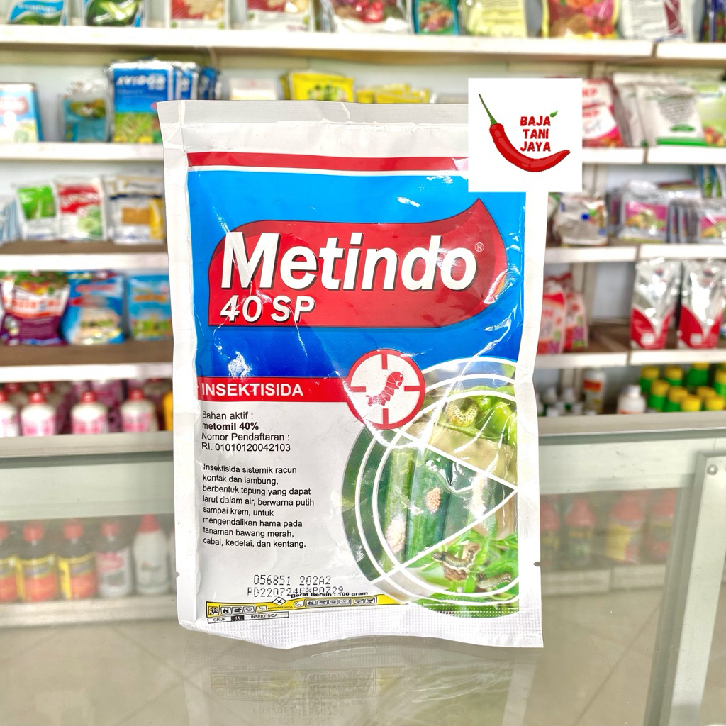 METINDO 40 sp 100 gram - Insektisida Pengendali Hama Ulat Grayak dan Walang Sangit