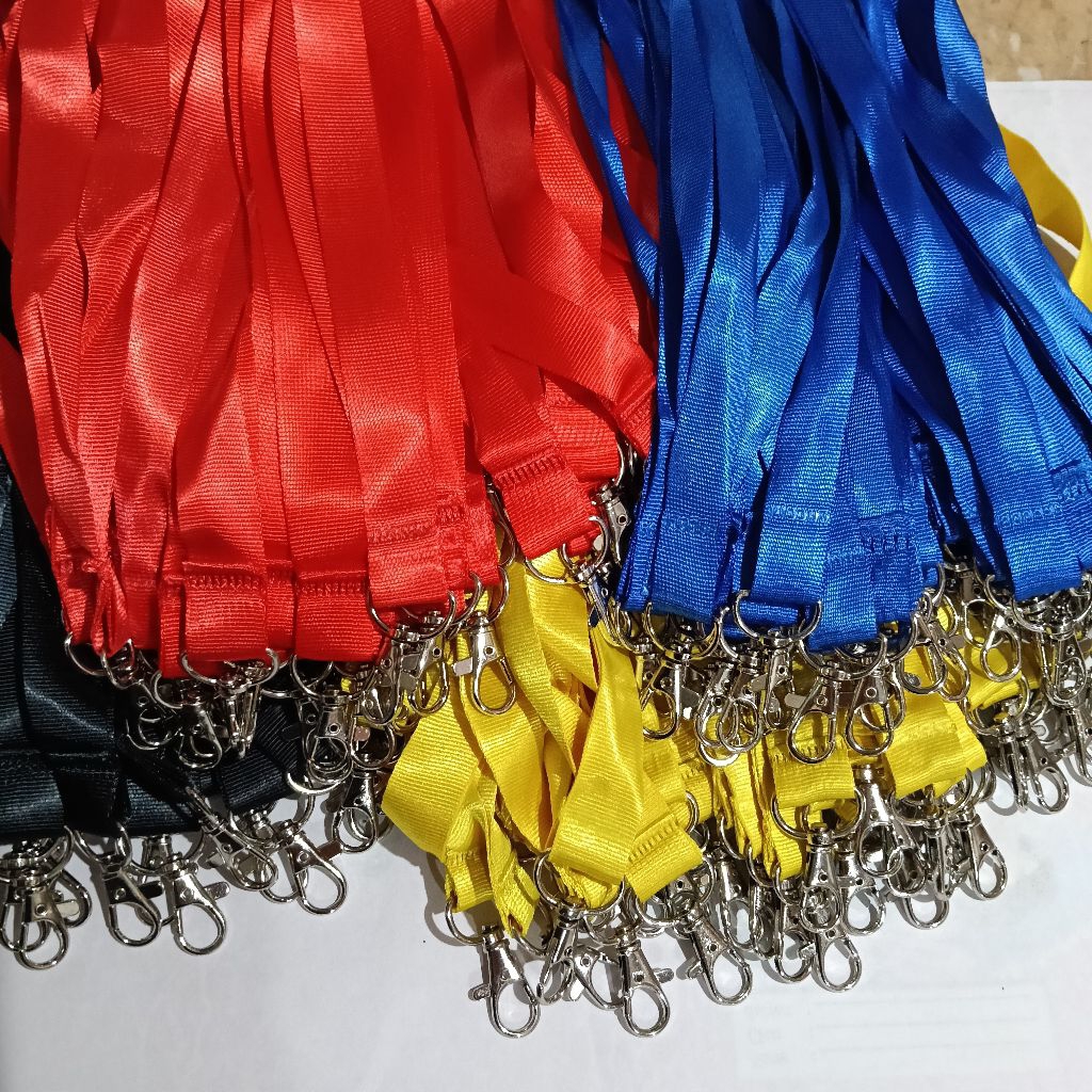 

100 PCS TALI ID CARD 2 CM CANTOLAN BESI