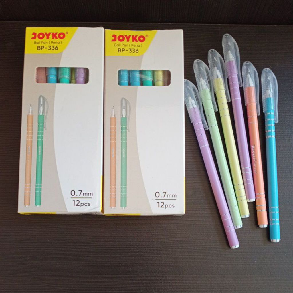 

BOLPEN JOYKO BP-336 0.7MM HITAM 1 PAK ISI 12 PCS