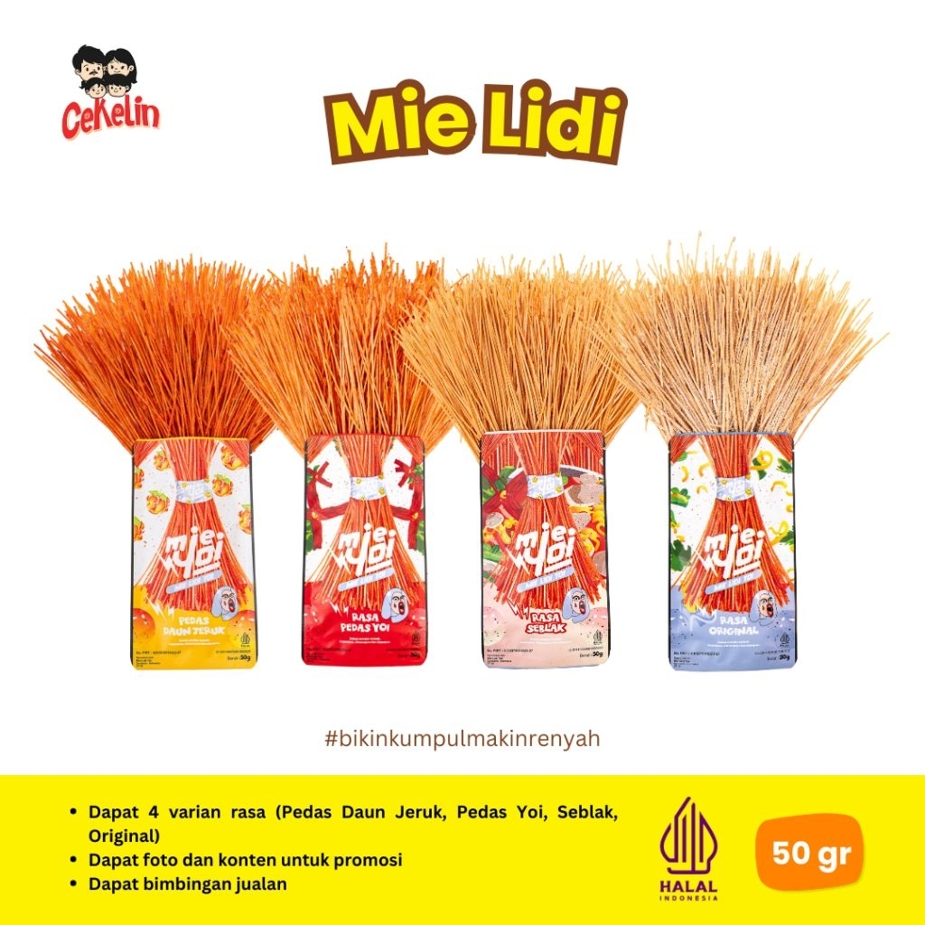 

Mie Lidi Yoi By Cekelin (50 gr)