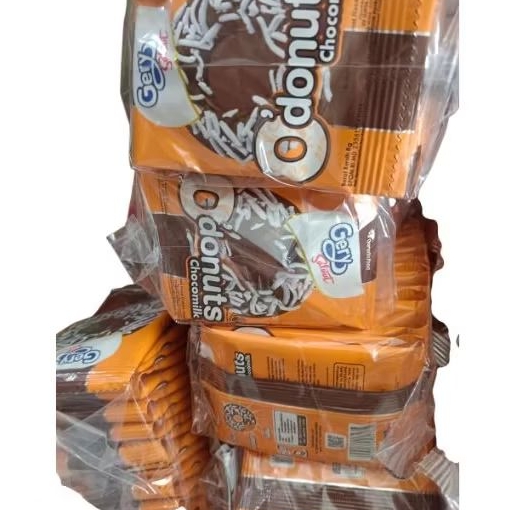 

camilan snack jajan Gery saluut donuts chocomilk @ 8gr 1 pack isi 20 bungkus